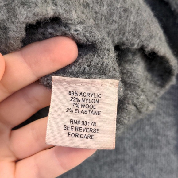 Philosophy Republic Clothing Women's Pullover Sweater Gray Size Small Acrylic - Picture 12 of 12